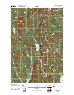 Benedicta 2011 topographic map thumbnail
