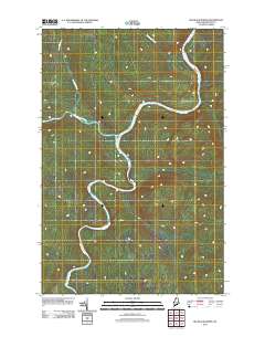 Big Black Rapids 2011 topographic map thumbnail