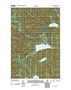 Big Machias Lake 2011 topographic map thumbnail