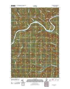 Big Rapids 2011 topographic map thumbnail