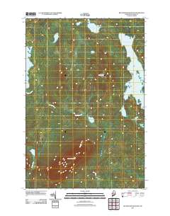 Big Spencer Mountain 2011 topographic map thumbnail