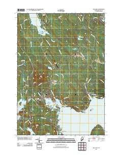 Blue Hill 2011 topographic map thumbnail