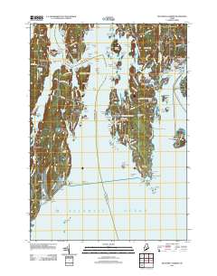 Boothbay Harbor 2011 topographic map thumbnail