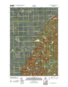Boundary Pond 2011 topographic map thumbnail