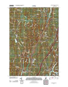 Bowdoinham 2011 topographic map thumbnail