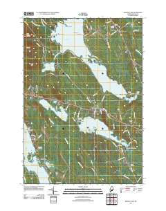 Branch Lake 2011 topographic map thumbnail