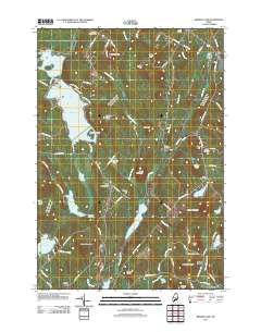 Brewer Lake 2011 topographic map thumbnail