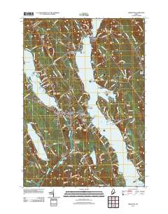 Bridgton 2011 topographic map thumbnail
