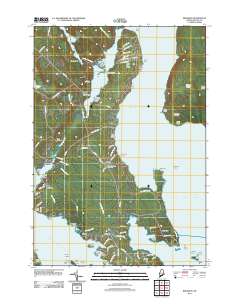 Brooklin 2011 topographic map thumbnail