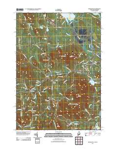 Brownfield 2011 topographic map thumbnail