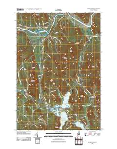 Bryant Pond 2011 topographic map thumbnail