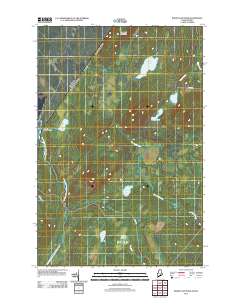 Burntland Pond 2011 topographic map thumbnail