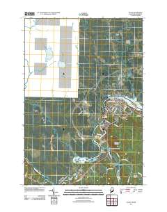 Calais 2011 topographic map thumbnail