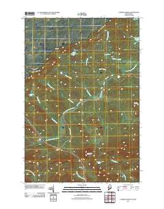 Campbell Brook 2011 topographic map thumbnail