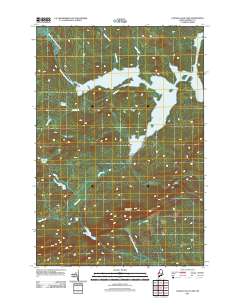 Canada Falls Lake 2011 topographic map thumbnail