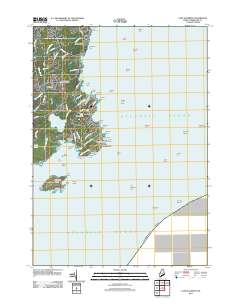 Cape Elizabeth 2011 topographic map thumbnail