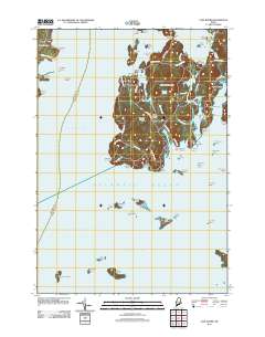 Cape Rosier 2011 topographic map thumbnail