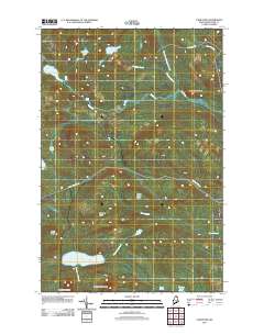 Carr Pond 2011 topographic map thumbnail