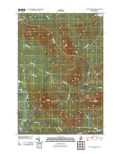Catheart Mountain 2011 topographic map thumbnail