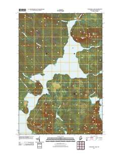 Churchill Lake 2011 topographic map thumbnail