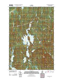 Clifford Lake 2011 topographic map thumbnail