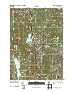 Cumberland Center 2011 topographic map thumbnail