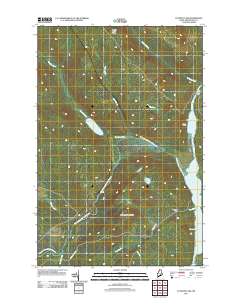 Cunliffe Lake 2011 topographic map thumbnail