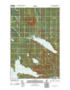 Harrington Lake 2011 topographic map thumbnail