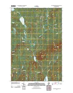 Hay Brook Mountain 2011 topographic map thumbnail