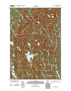 Hopkins Pond 2011 topographic map thumbnail