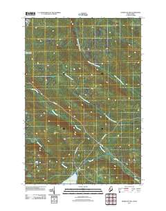Hurricane Hill 2011 topographic map thumbnail