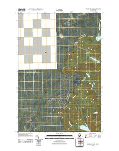 Hurricane Pond 2011 topographic map thumbnail