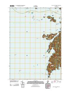 Isle Au Haut West 2011 topographic map thumbnail