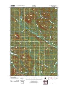 Jack Mountain 2011 topographic map thumbnail