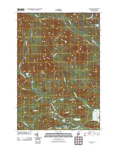 Jim Pond 2011 topographic map thumbnail