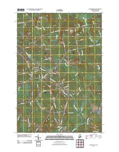 Kenduskeag 2011 topographic map thumbnail