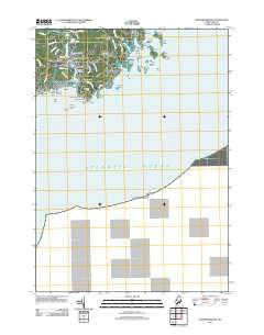 Kennebunkport 2011 topographic map thumbnail