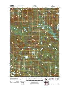 King And Bartlett Mountain 2011 topographic map thumbnail
