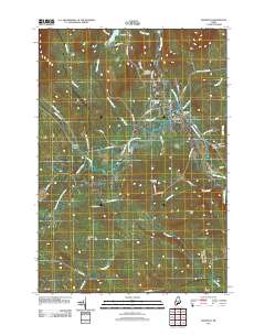 Kingfield 2011 topographic map thumbnail