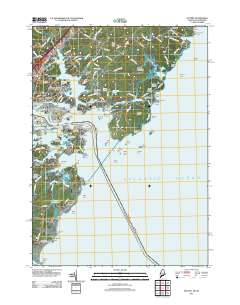 Kittery 2011 topographic map thumbnail