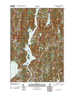 Lake Auburn East 2011 topographic map thumbnail