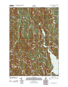 Lake Auburn West 2011 topographic map thumbnail
