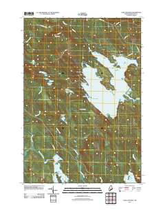 Lake Cathance 2011 topographic map thumbnail