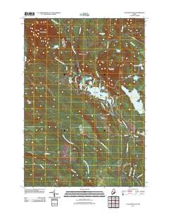 Lead Mountain 2011 topographic map thumbnail
