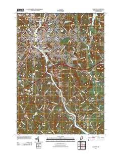 Lewiston 2011 topographic map thumbnail