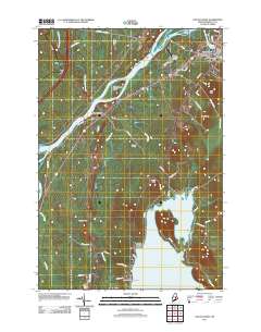 Lincoln West 2011 topographic map thumbnail