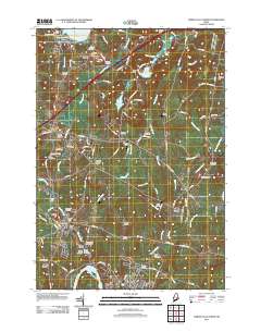 Lisbon Falls North 2011 topographic map thumbnail