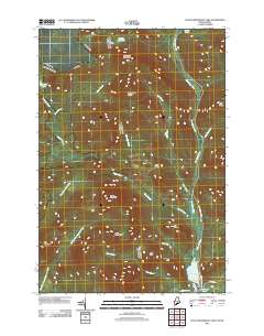 Little Kennebago Lake 2011 topographic map thumbnail