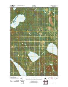 Longley Pond 2011 topographic map thumbnail