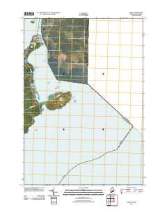 Lubec 2011 topographic map thumbnail